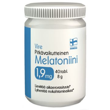 VIRE MELATONIINI 1,9MG PITKÄVAIKUTTEINEN 40 KPL