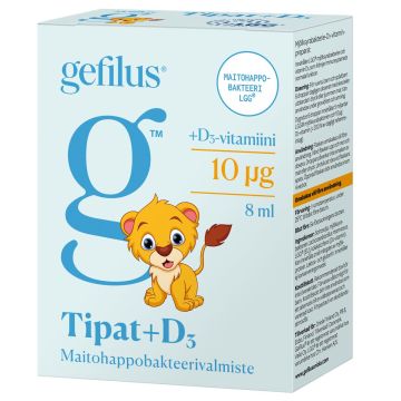 GEFILUS TIPPA + D3 8 ML