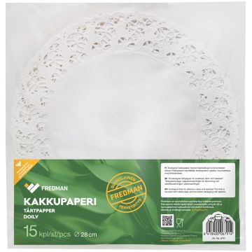 FREDMAN KAKKUPAPERI 28CM 15KPL