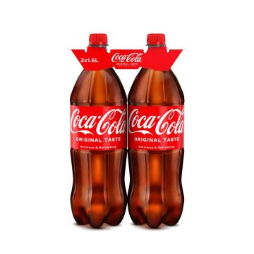 COCA-COLA 1,5 KMP 2-PACK 3 L