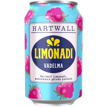 HARTWALL JAFFA LIMONADI VADELMA TLK 330 ML