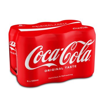 COCA-COLA 0,33 TLK 6-PACK 1,98 L