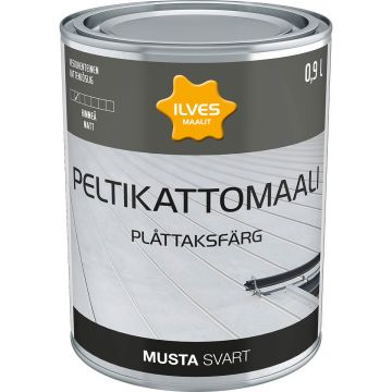 ILVES PELTIKATTOMAALI MUSTA 900 ML