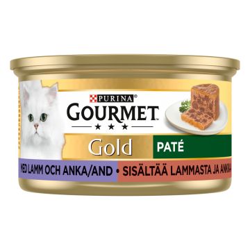 PURINA GOURMET GOLD MINITÖLKIT LAMMASTA JA ANKKAA 85 G