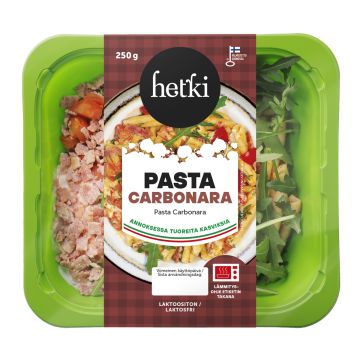 FRESH HETKI LÄMMIN ATERIA PASTA CARBONARA 250 G