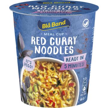 BLÅ BAND MEAL CUP RED CURRY NOODLES 64 G