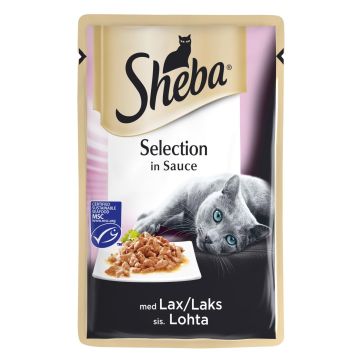 SHEBA ANNOSP. SELECTION LOHTA KASTIKKEESSA 85 G