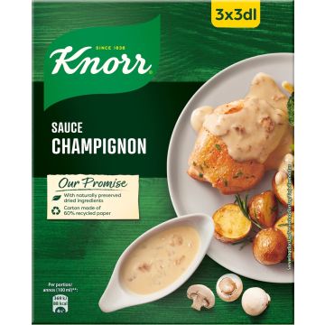 KNORR KASTIKEAINES HERKKUSIENIKASTIKE 3-PACK 63 G