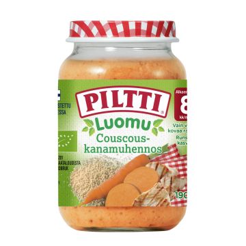 PILTTI COUSCOUS-KANAMUHENNOS LUOMU LASTENATERIA 8KK 190 G