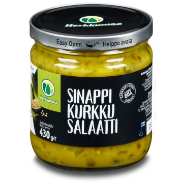 HERKKUMAA SINAPPIKURKKUSALAATTI 430 G