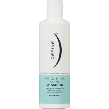 DEFINE WEIGHTLESS SHINE SHAMPOO NORMAALEILLE HIUKSILLE 250 ML