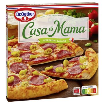 DR. OETKER CASA DI MAMA PIZZA PEPPERONI-SALAME 415 G