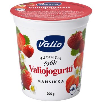 VALIO JOGURTTI MANSIKKA LAKTON 200 G