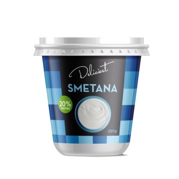 DELICIEST SMETANA 20% 350 G