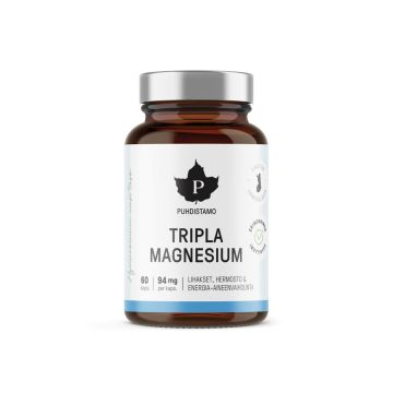 PUHDISTAMO TRIPLA MAGNESIUM -KAPSELI 60 KPL