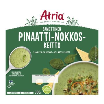 ATRIA SAMETTINEN PINAATTI-NOKKOSKEITTO 300 G