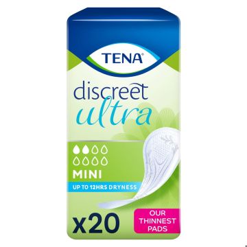 TENA LADY INKONTINENSSISUOJA DISCREET ULTRA MINI 20 KPL 20 KPL