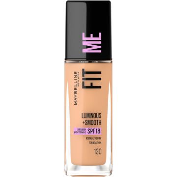 MAYBELLINE FIT ME LUMINOUS + SMOOTH MEIKKIVOIDE 130 BUFF BEIGE