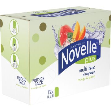 HARTWALL NOVELLE PLUS MULTI B+C 0,33 TLK 12-PACK 3,96 L