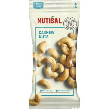 NUTISAL NATURAL CASHEW PÄHKINÄSEKOITUS 60 G