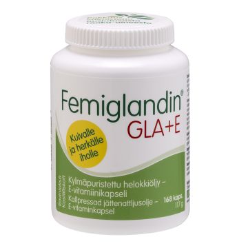 FEMIGLANDIN GLA+E-VITAMIINI 168 KPL