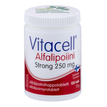 VITACELL ALFALIPOIINI STRONG 250MG 120 KPL