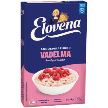 ELOVENA HETKI VADELMA ANNOSPIKAPUURO 210 G