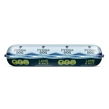 PRIMADOG MAKKARA LAMMAS-RIISI 800 G