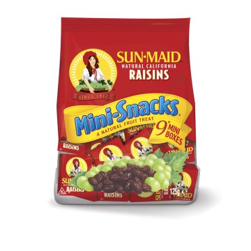 SUN MAID MINI-SNACKS RUSINOITA 9X14G 126 G