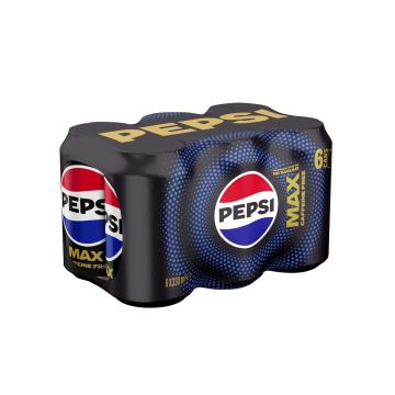 PEPSI MAX CAFFEINE-FREE 0,33 TLK 6-PACK 1,98 L