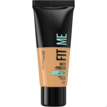 MAYBELLINE FIT ME MATTE+PORELESS -MEIKKIVOIDE 332 GOLDEN CARAME