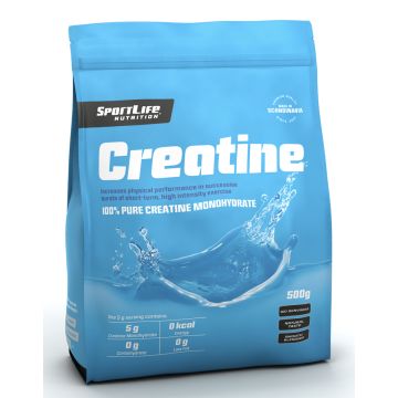 SPORTLIFE NUTRITION CREATINE KREATIINIMONOHYDRAATTIJAUHE 500 G