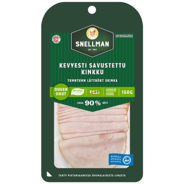 SNELLMAN OHUEN OHUT KEVYESTI SAVUSTETTU KINKKU 150 G