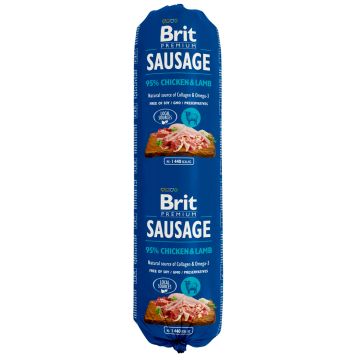 BRIT PREMIUM SAUSAGE CHICKEN & LAMB 800 G