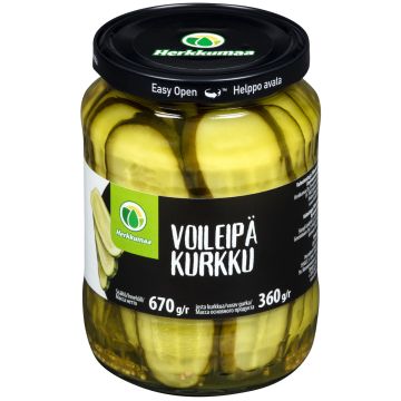 HERKKUMAA VOILEIPÄKURKKU 360 G