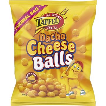 TAFFEL NACHO CHEESE BALLS ORIGINAL 115 G