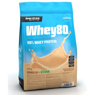 SPORTLIFE NUTRITION WHEY80 HERAPROTEIINIJAUHE VANILLA ICE CREA