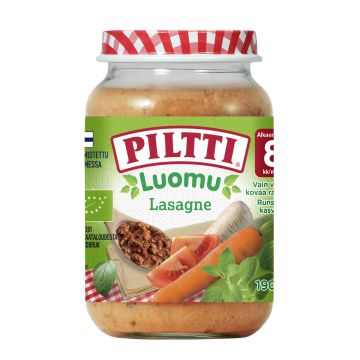 PILTTI LASAGNE LUOMU LASTENATERIA 8KK 190 G