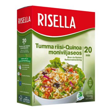 RISELLA TUMMA RIISI-QUINOA MONIVILJA 800 G