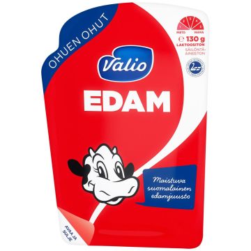 VALIO EDAM OHUEN OHUT VIIPALE 130 G