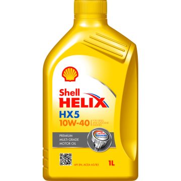 SHELL HELIX HX5 10W-40 MOOTTORIÖLJY