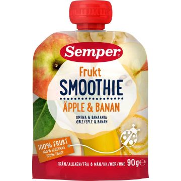 SEMPER SMOOTHIE OMENA-BANAANI 6KK 90 G