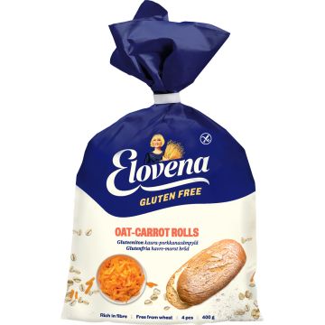 ELOVENA KAURA-PORKKANASÄMPYLÄ GTON 400 G