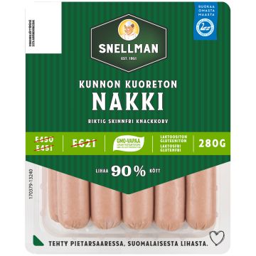 SNELLMAN KUNNON KUORETON NAKKI 280 G