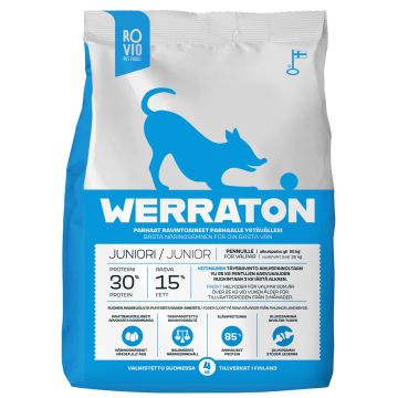 WERRATON KOIRAN TÄYSRAVINTO JUNIORI 4 KG