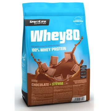 SPORTLIFE NUTRITION WHEY80 HERAPROTEIINIJAUHE SUKLAA 600 G