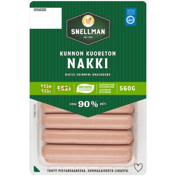 SNELLMAN KUNNON KUORETON NAKKI 560 G