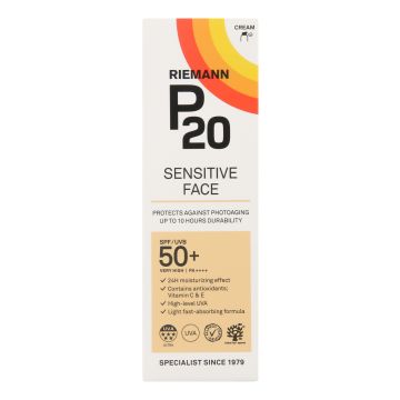 P20 SPF50+ SENSITIVE FACE CREAM AURINKOVOIDE 50 G