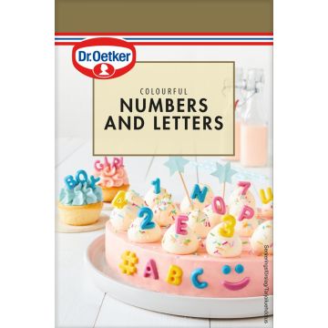 DR. OETKER VÄRIKKÄÄT NUMEROT JA KIRJAIMET 48 G