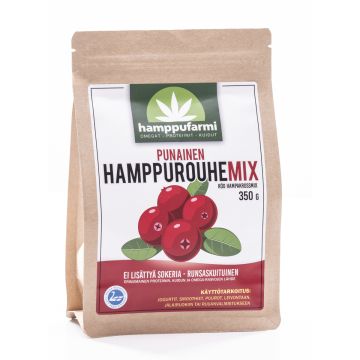 HAMPPUFARMI HAMPPUROUHEMIX PUNAINEN 350 G